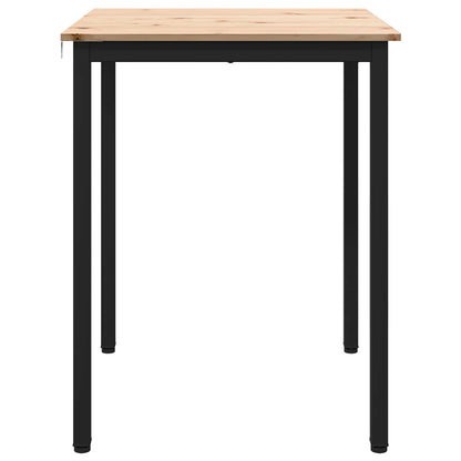 Tavolo da pranzo Naturale 60 x 60 x 75 cm Pino massello