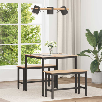 Tavolo da pranzo Naturale 80 x 80 x 75 cm Pino massello