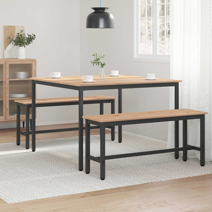 Tavolo da pranzo Naturale 110 x 110 x 75 cm Pino massello