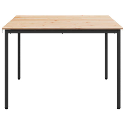 Tavolo da pranzo Naturale 110 x 110 x 75 cm Pino massello