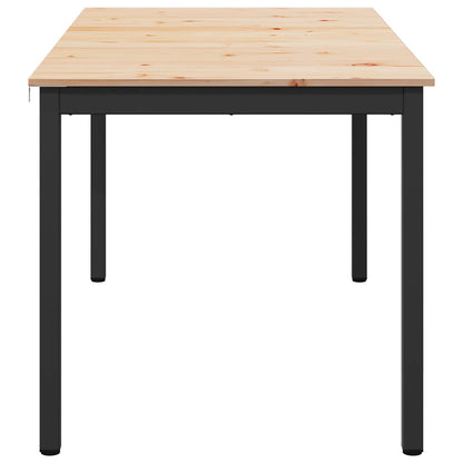 Tavolo da pranzo Naturale 150 x 90 x 75 cm Pino massello