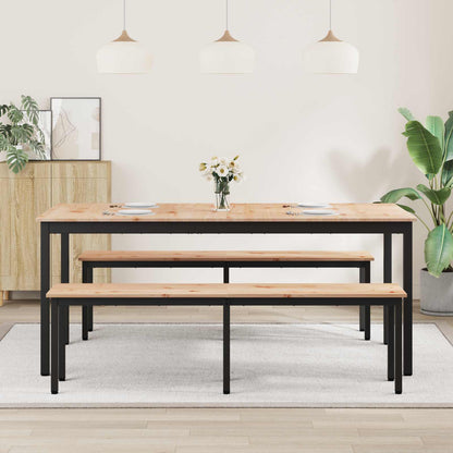 Tavolo da pranzo Naturale 180 x 90 x 75 cm Pino massello