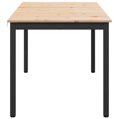 Tavolo da pranzo Naturale 180 x 90 x 75 cm Pino massello