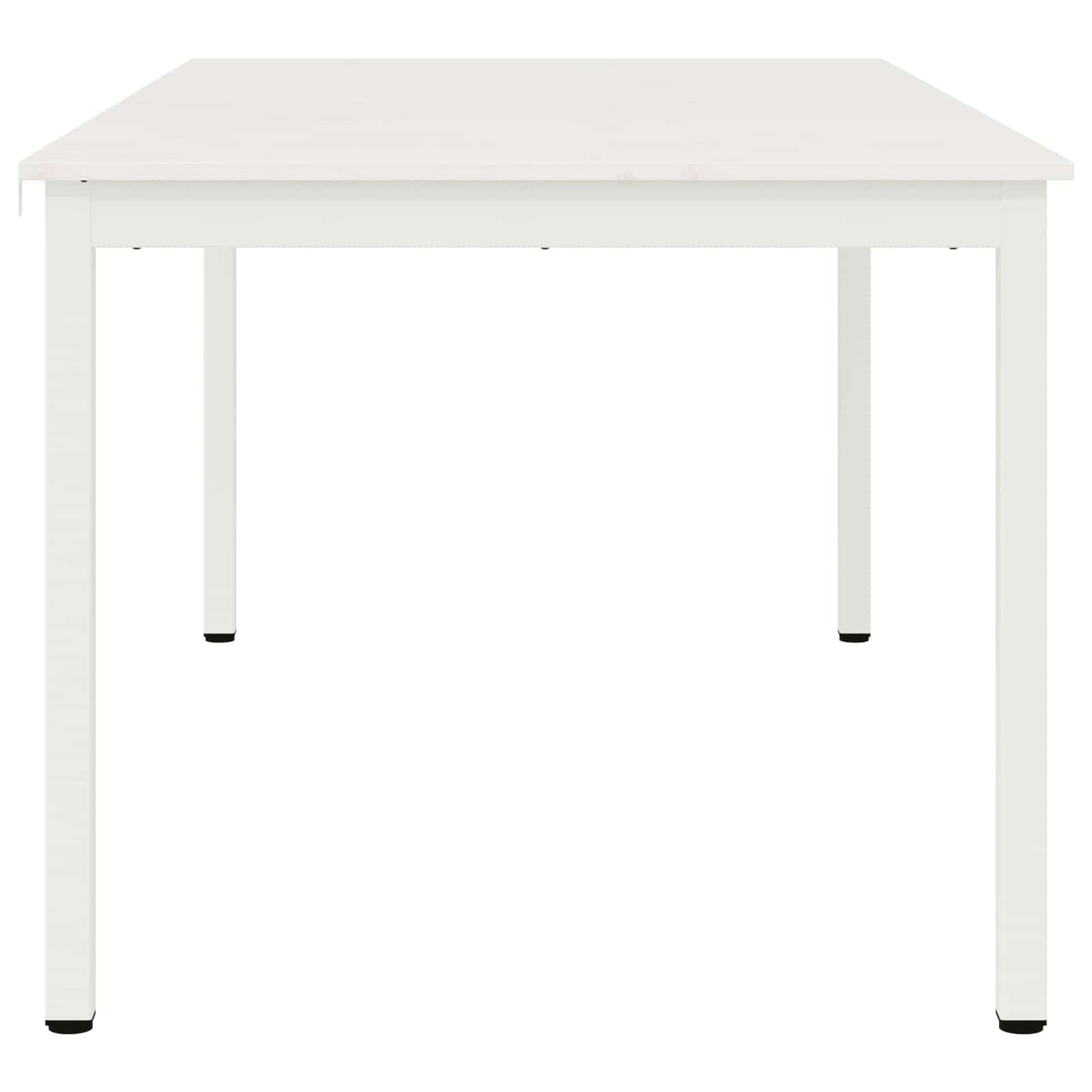 Tavolo da pranzo Bianco 180 x 90 x 75 cm Pino massello