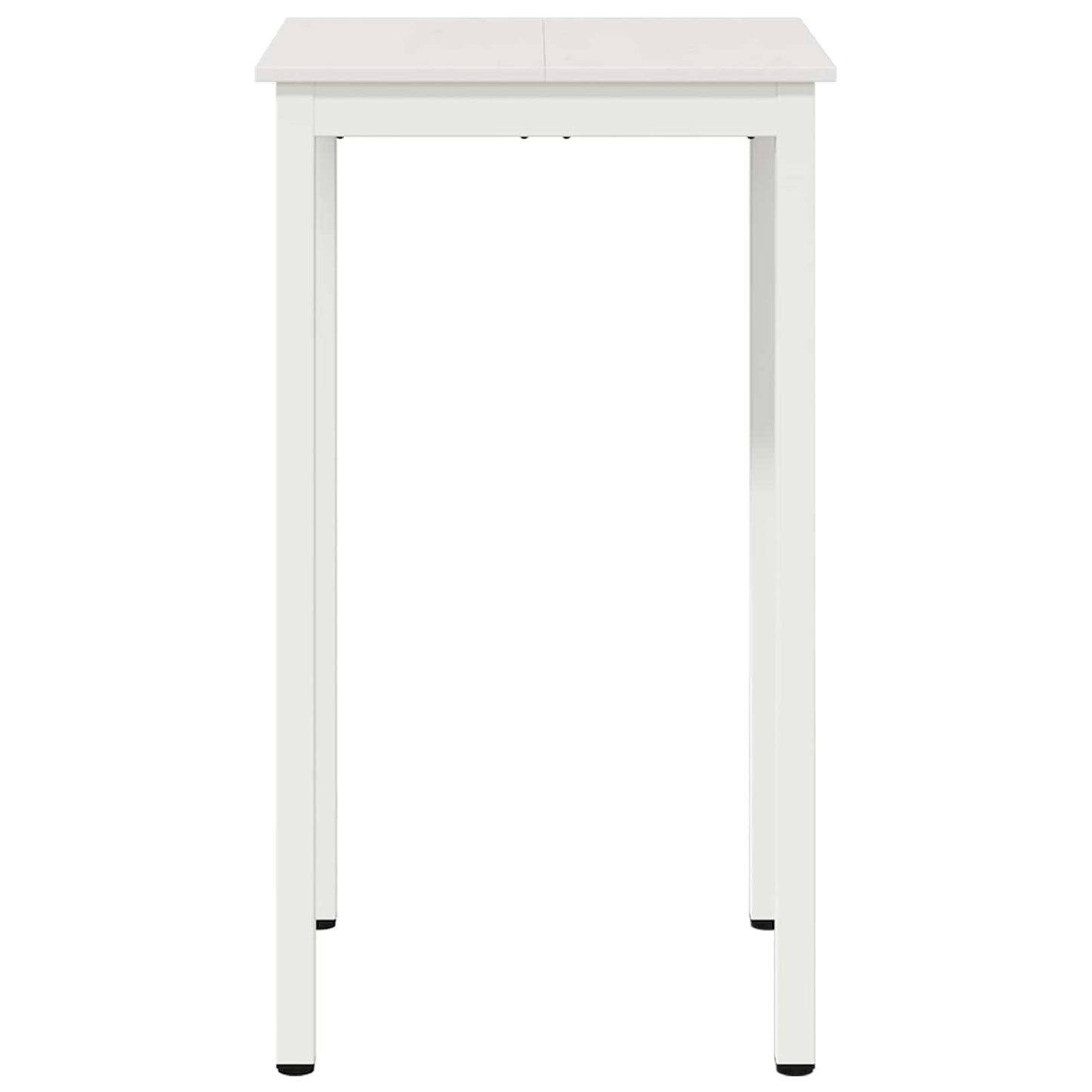 Tavolo da bar Bianco 60 x 60 x 105 cm Pino massello