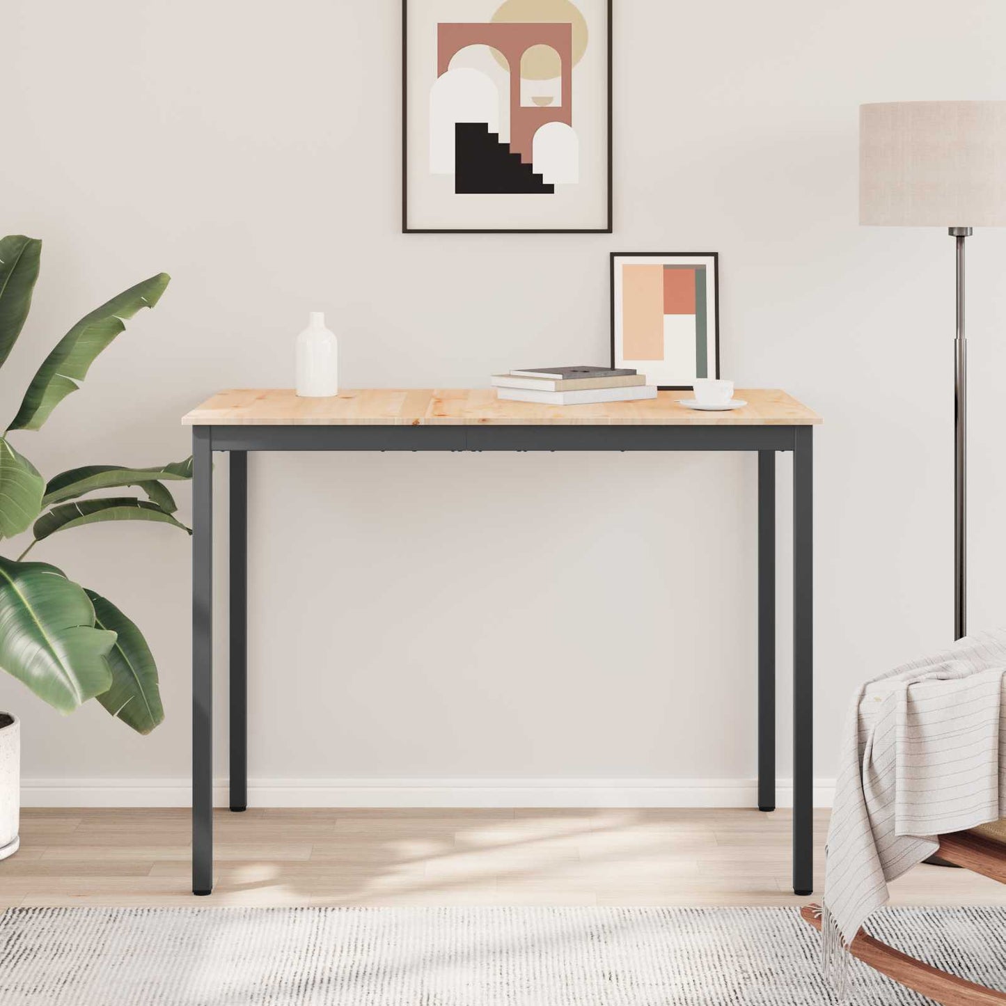 Tavolo da bar Naturale 110 x 55 x 105 cm Pino massello