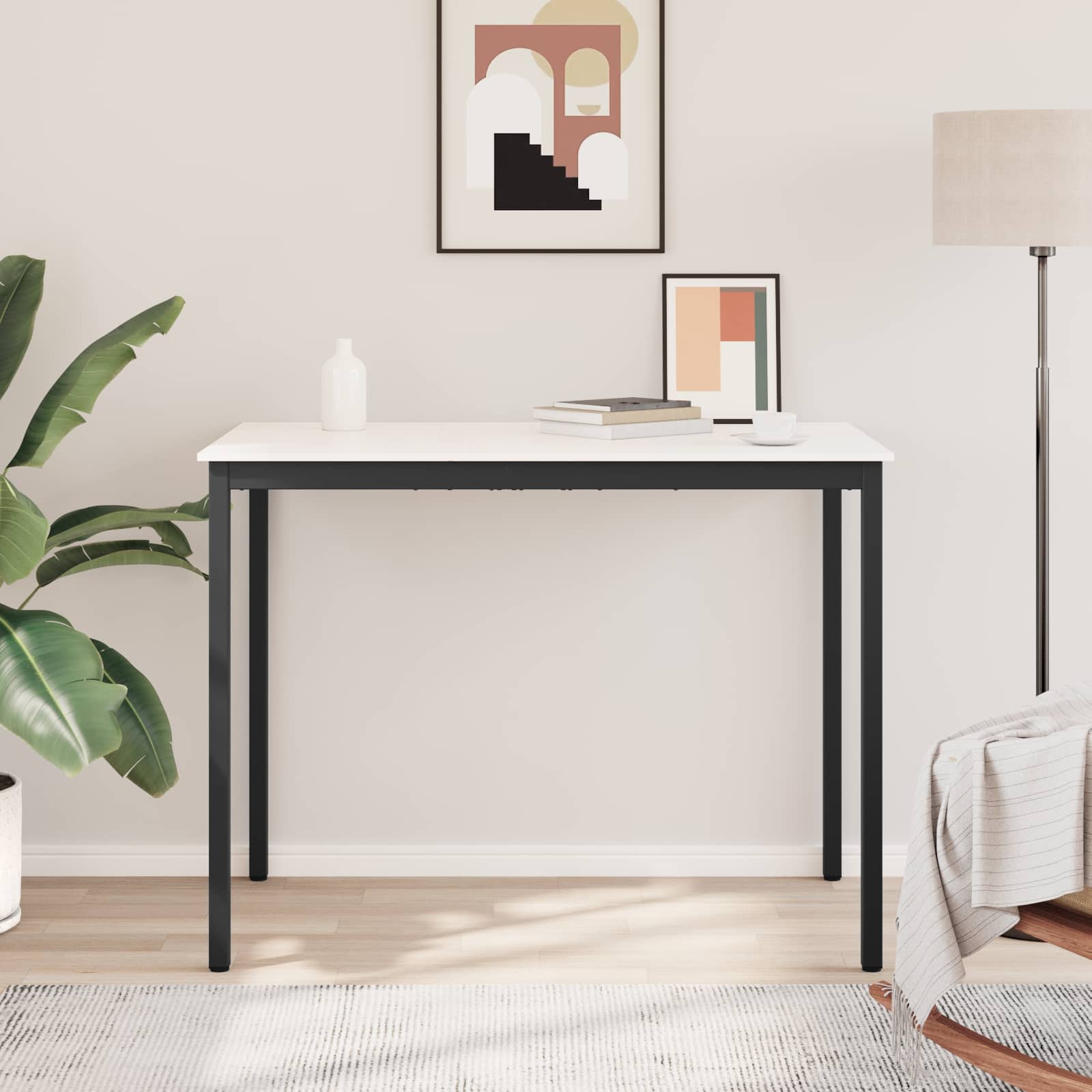 Tavolo da bar Bianco 140 x 80 x 105 cm Pino massello | homemem39