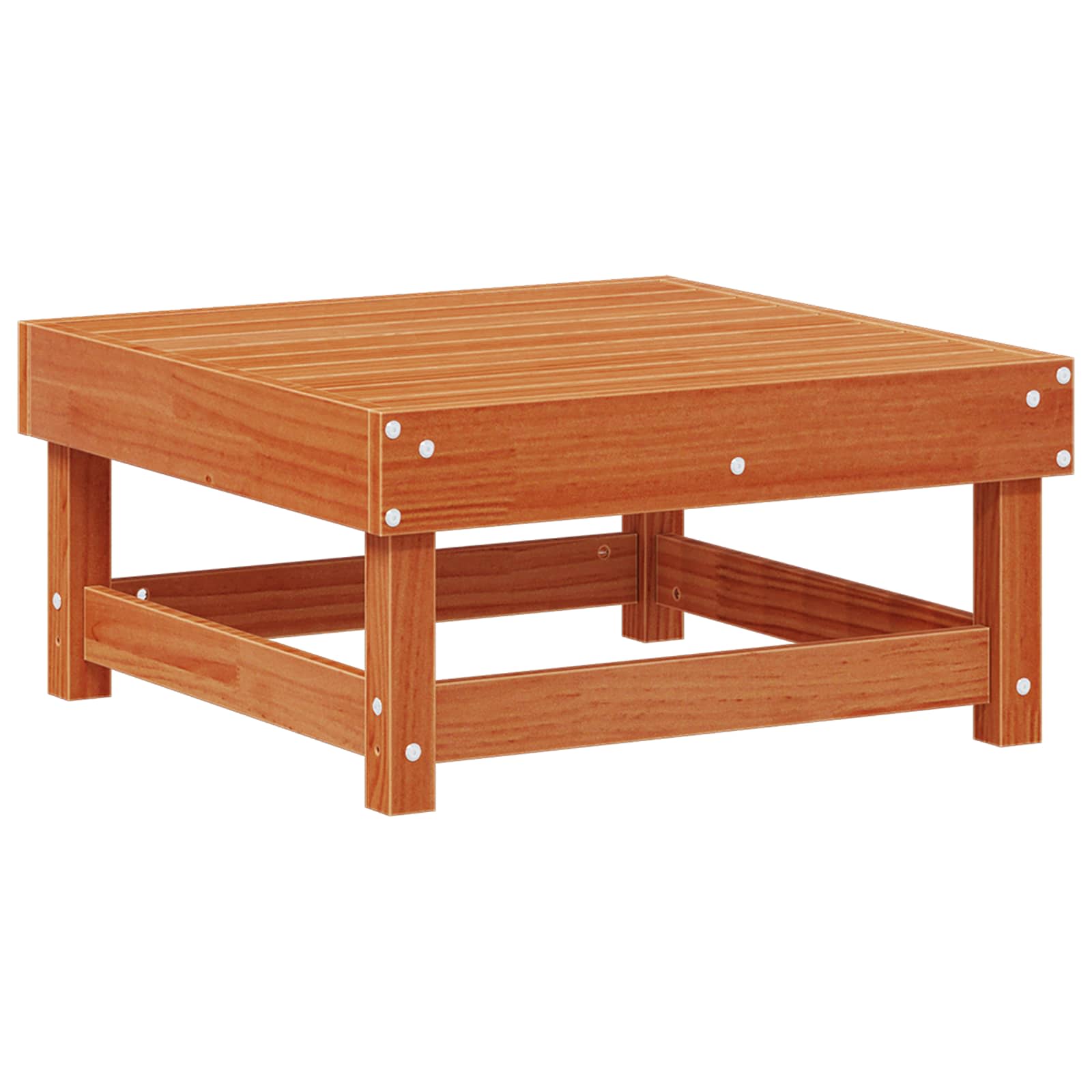 Poggiapiedi da Giardino Legno di pino massiccio Marrone Cera | homemem39