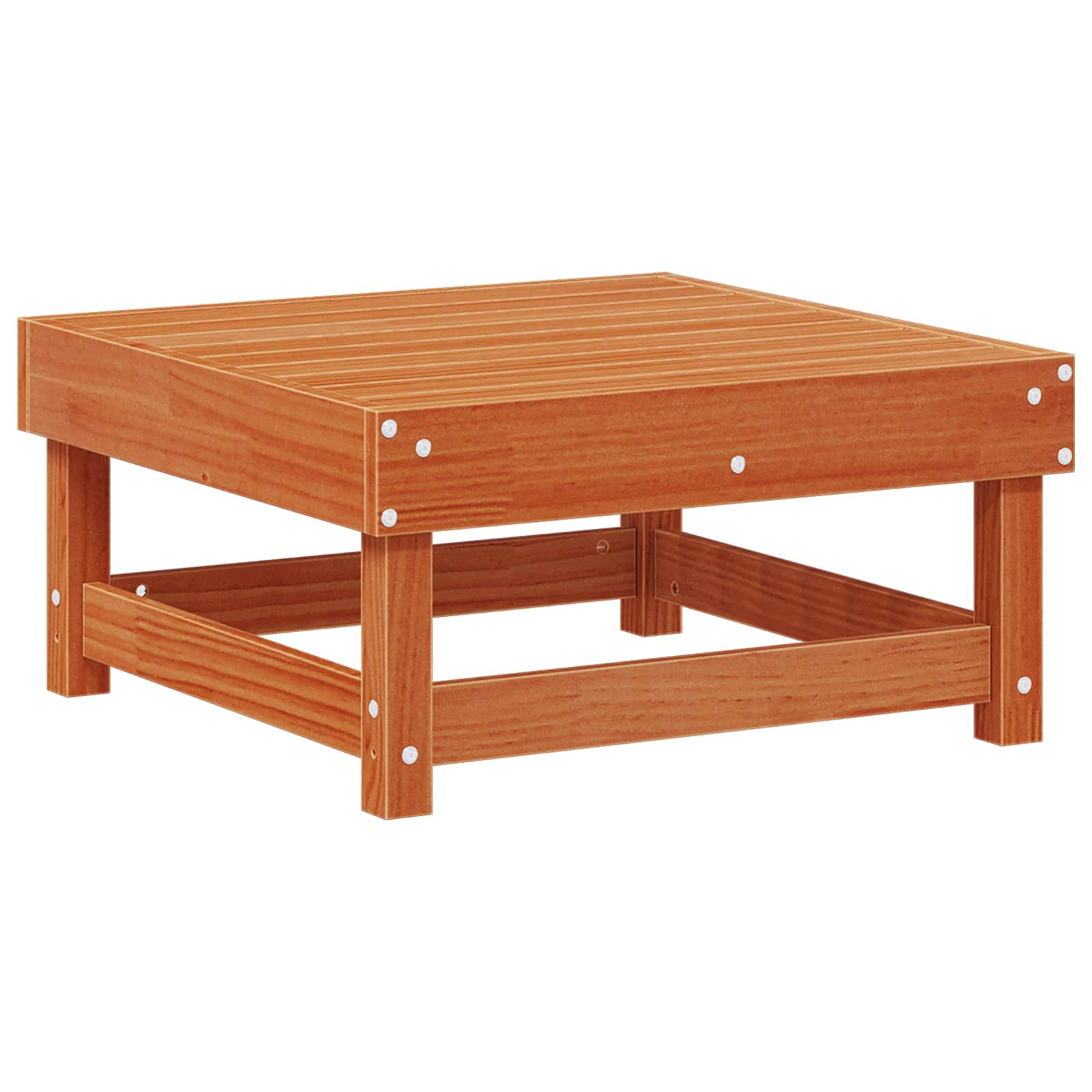 Poggiapiedi da Giardino Legno di pino massiccio Marrone Cera | homemem39