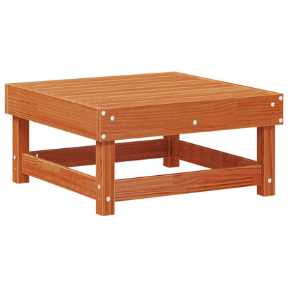 Poggiapiedi da Giardino Legno di pino massiccio Marrone Cera | homemem39