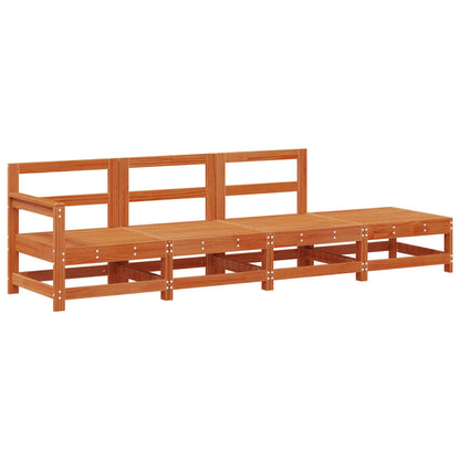 Unità Divano Sezionale Marrone Cera 252 x 62 x 70,5 cm | homemem39