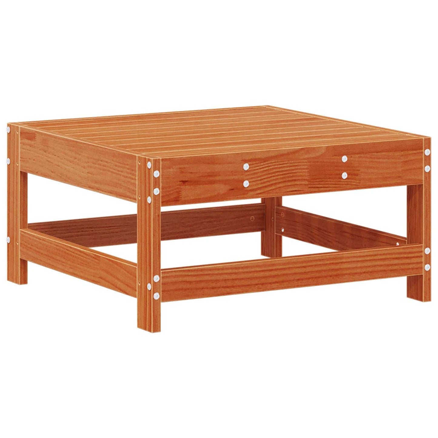 Poggiapiedi da Giardino Legno di pino massiccio Marrone Cera | homemem39