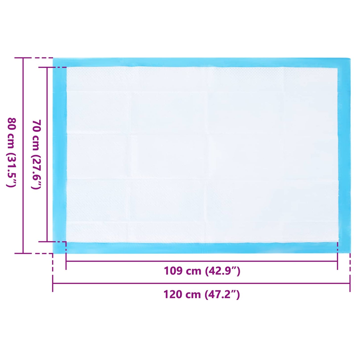 Telo per addestramento per animali in tessuto non tessuto 100 pcs | homemem39
