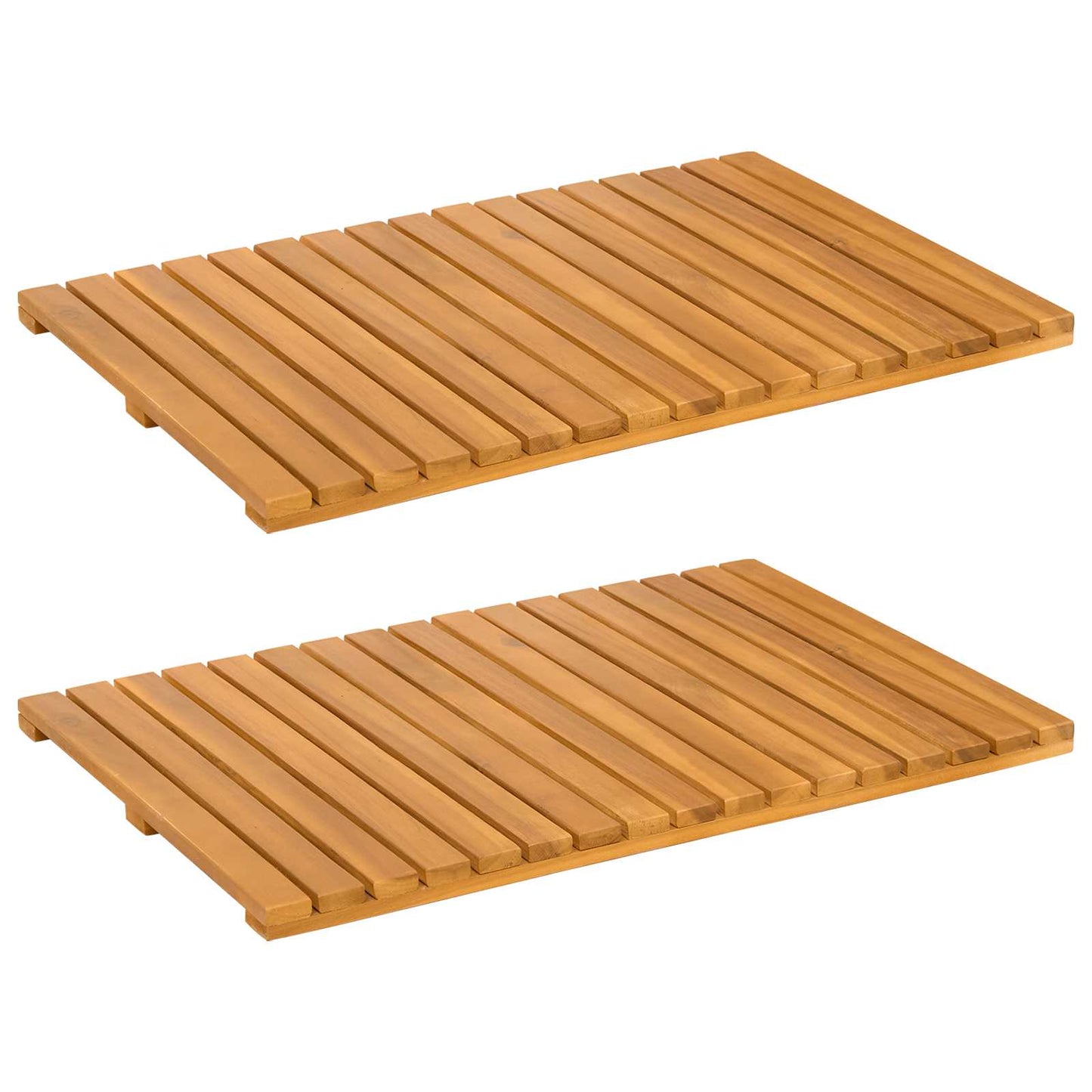 Tappeto da bagno Marrone 60 x 40 cm Legno di Acacia Massello | homemem39