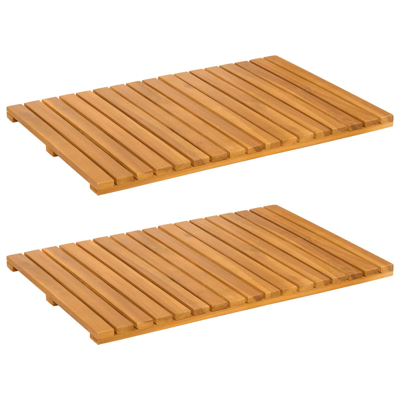 Tappeto da bagno Marrone 60 x 40 cm Legno di Acacia Massello | homemem39