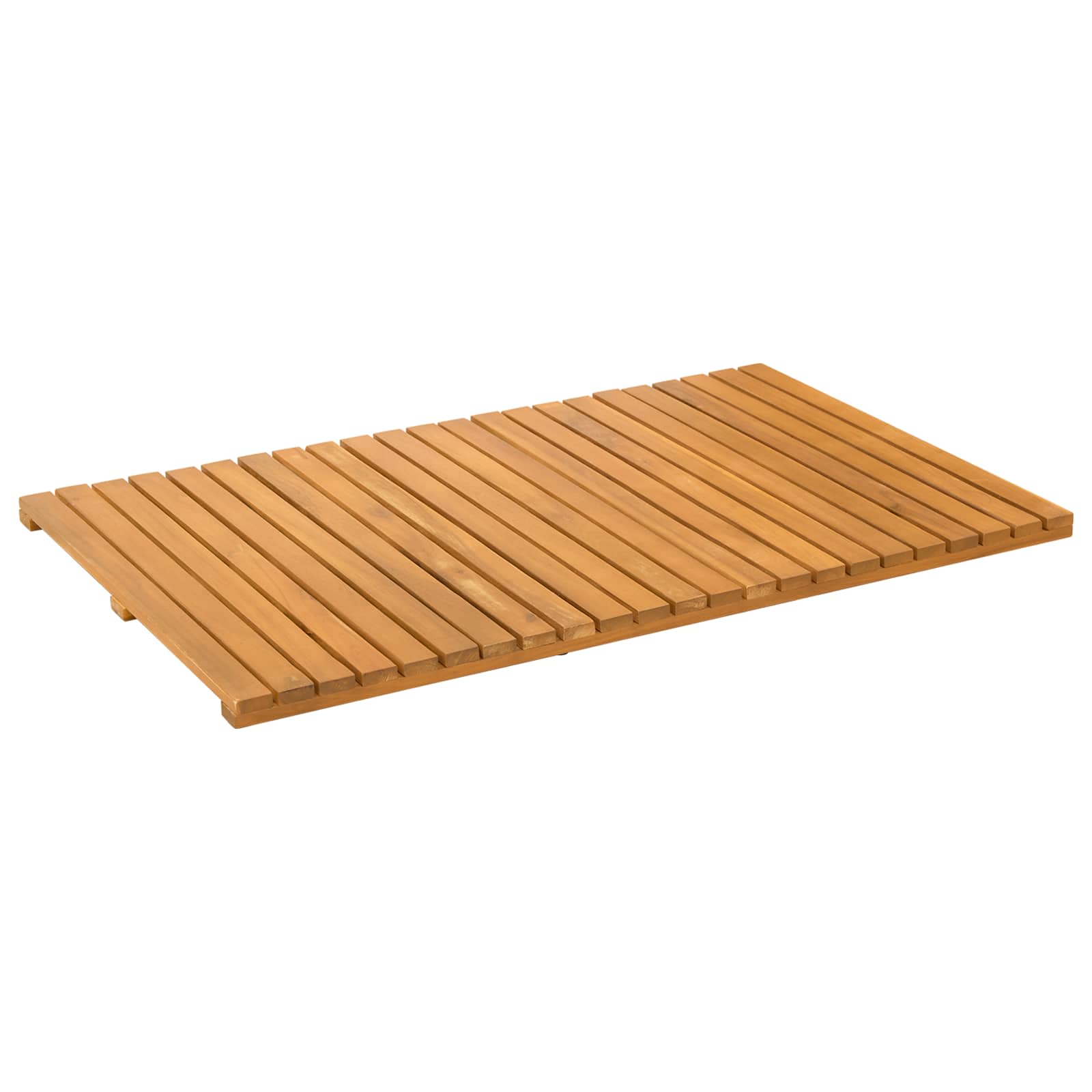 Tappeto da bagno Marrone 80 x 50 cm Legno di Acacia Massello | homemem39