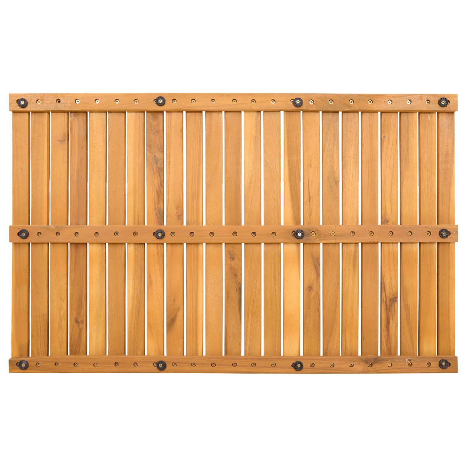 Tappeto da bagno Marrone 80 x 50 cm Legno di Acacia Massello | homemem39