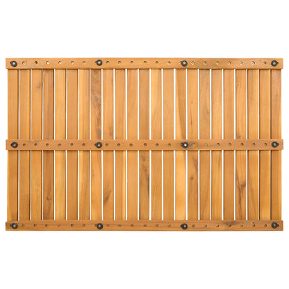 Tappeto da bagno Marrone 80 x 50 cm Legno di Acacia Massello | homemem39