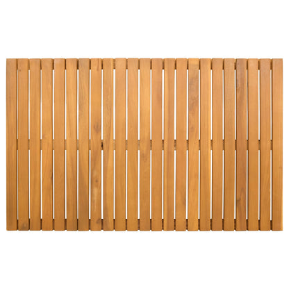 Tappeto da bagno Marrone 80 x 50 cm Legno di Acacia Massello | homemem39