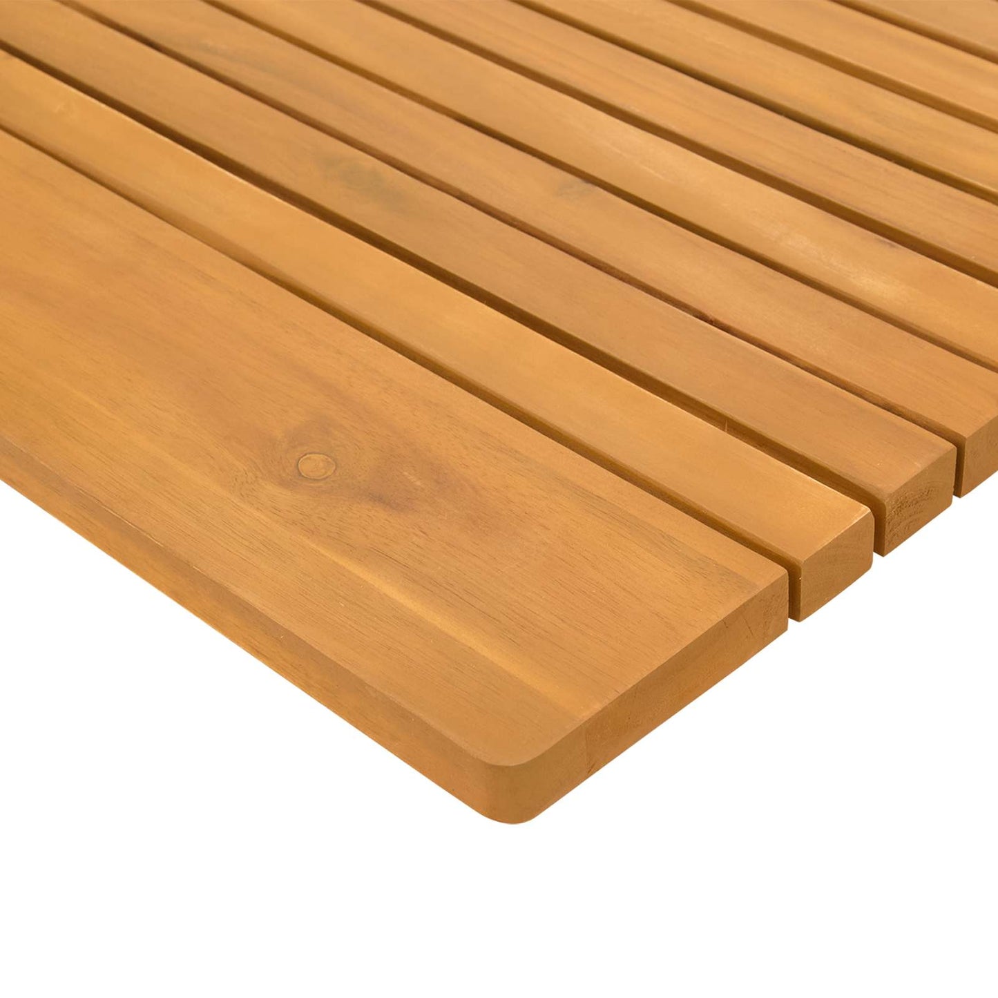 Tappeto da bagno Marrone 52 x 50 cm Legno di Acacia Massello | homemem39