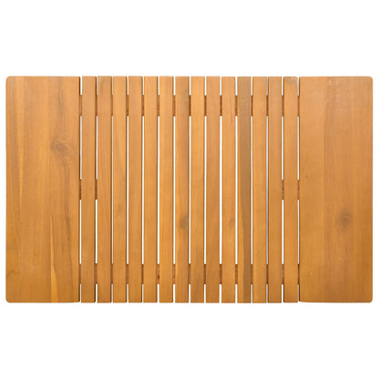 Tappeto da bagno Marrone 81 x 50 cm Legno di Acacia Massello | homemem39