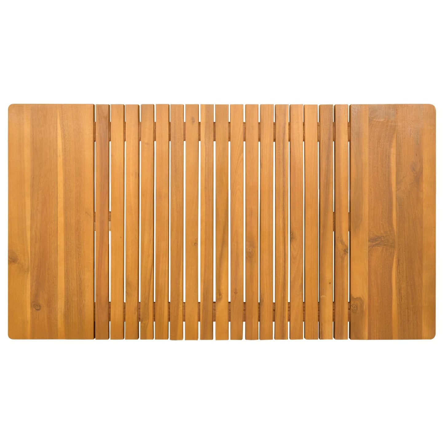 Tappeto da bagno Marrone 100 x 55 cm Legno di Acacia Massello