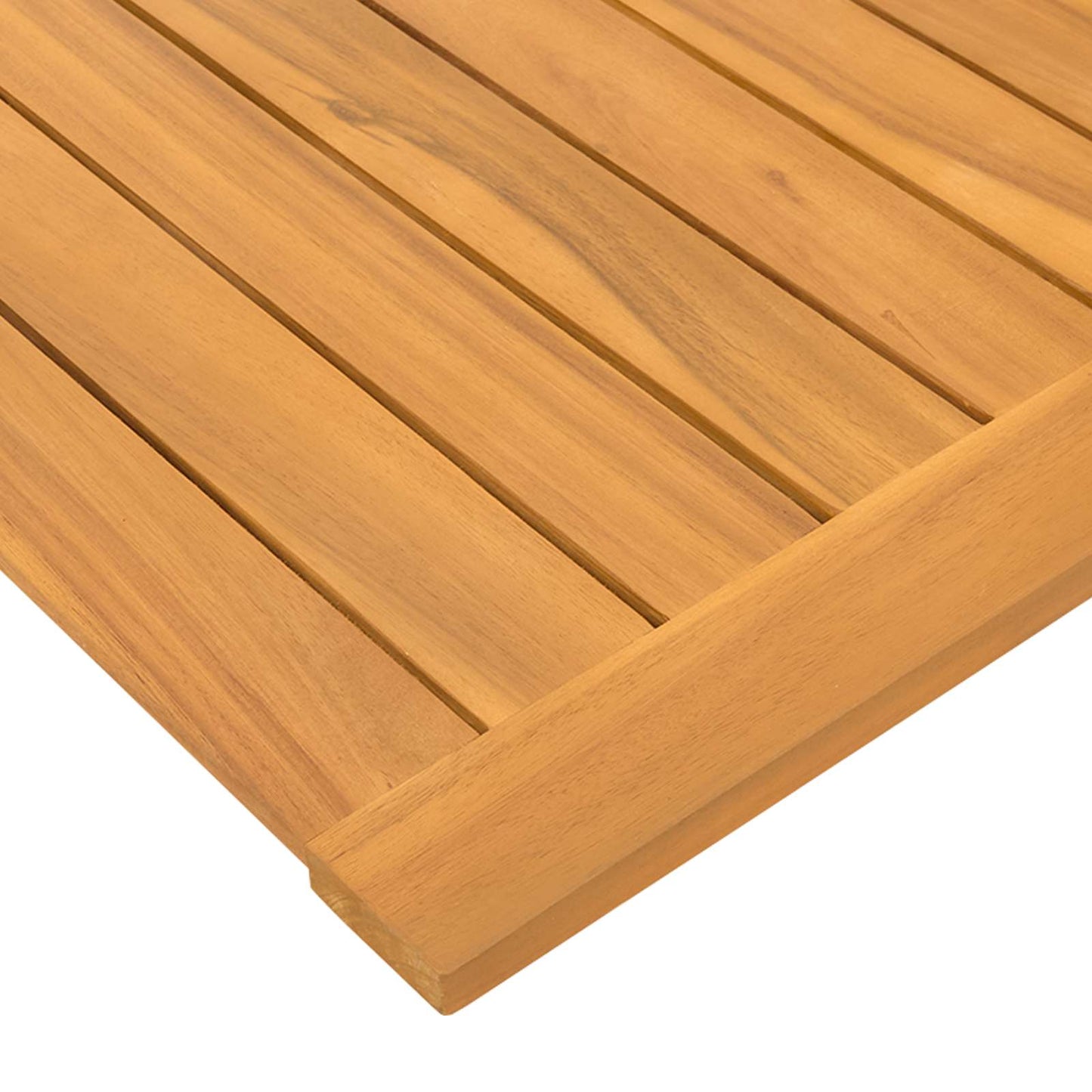Tappeto da bagno Marrone 50 x 50 cm Legno di Acacia Massello | homemem39