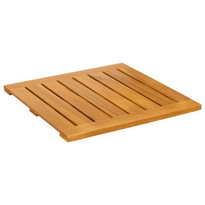 Tappeto da bagno Marrone 50 x 50 cm Legno di Acacia Massello | homemem39