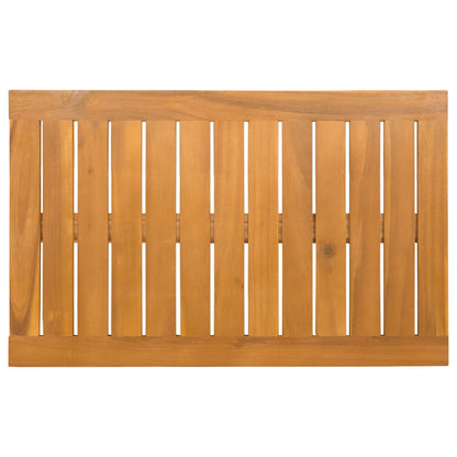 Tappeto da bagno Marrone 80 x 50 cm Legno di Acacia Massello