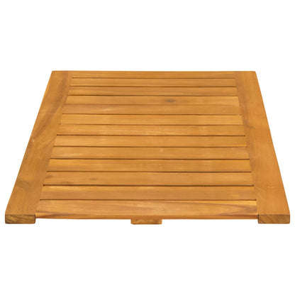Tappeto da bagno Marrone 80 x 50 cm Legno di Acacia Massello