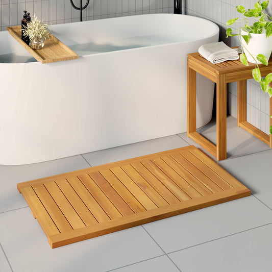 Tappeto da bagno Marrone 100 x 55 cm Legno di Acacia Massello | homemem39