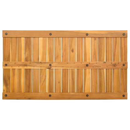 Tappeto da bagno Marrone 100 x 55 cm Legno di Acacia Massello | homemem39