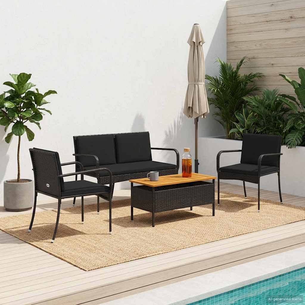 Set da giardino con cuscino acciaio | homemem39
