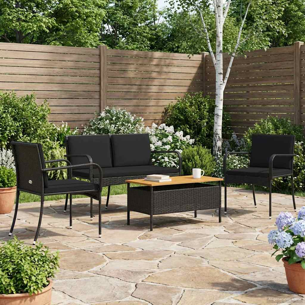 Set da giardino con cuscino acciaio | homemem39