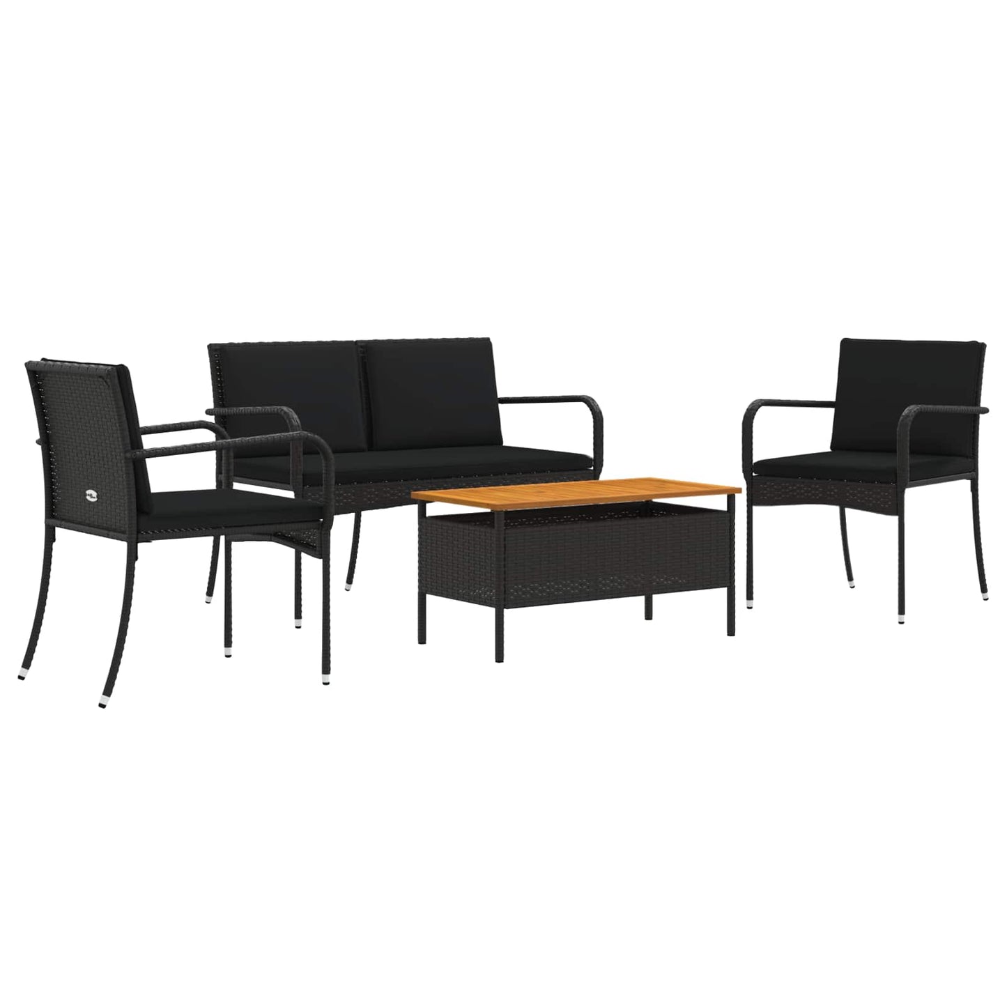 Set da giardino con cuscino acciaio | homemem39