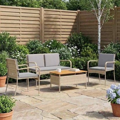 Set da giardino con cuscino acciaio | homemem39