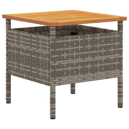 Set Bistro da Giardino con cuscino 3 pcs Grigio polyrattan | homemem39