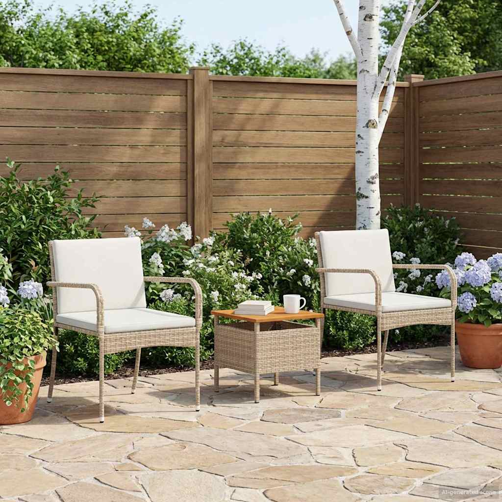 Set da giardino con cuscino acciaio | homemem39