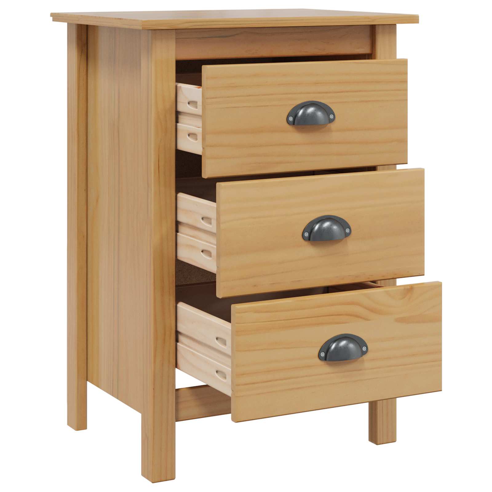 Armadio da Notte HILL Marrone miele 46 x 35 x 65 cm | homemem39