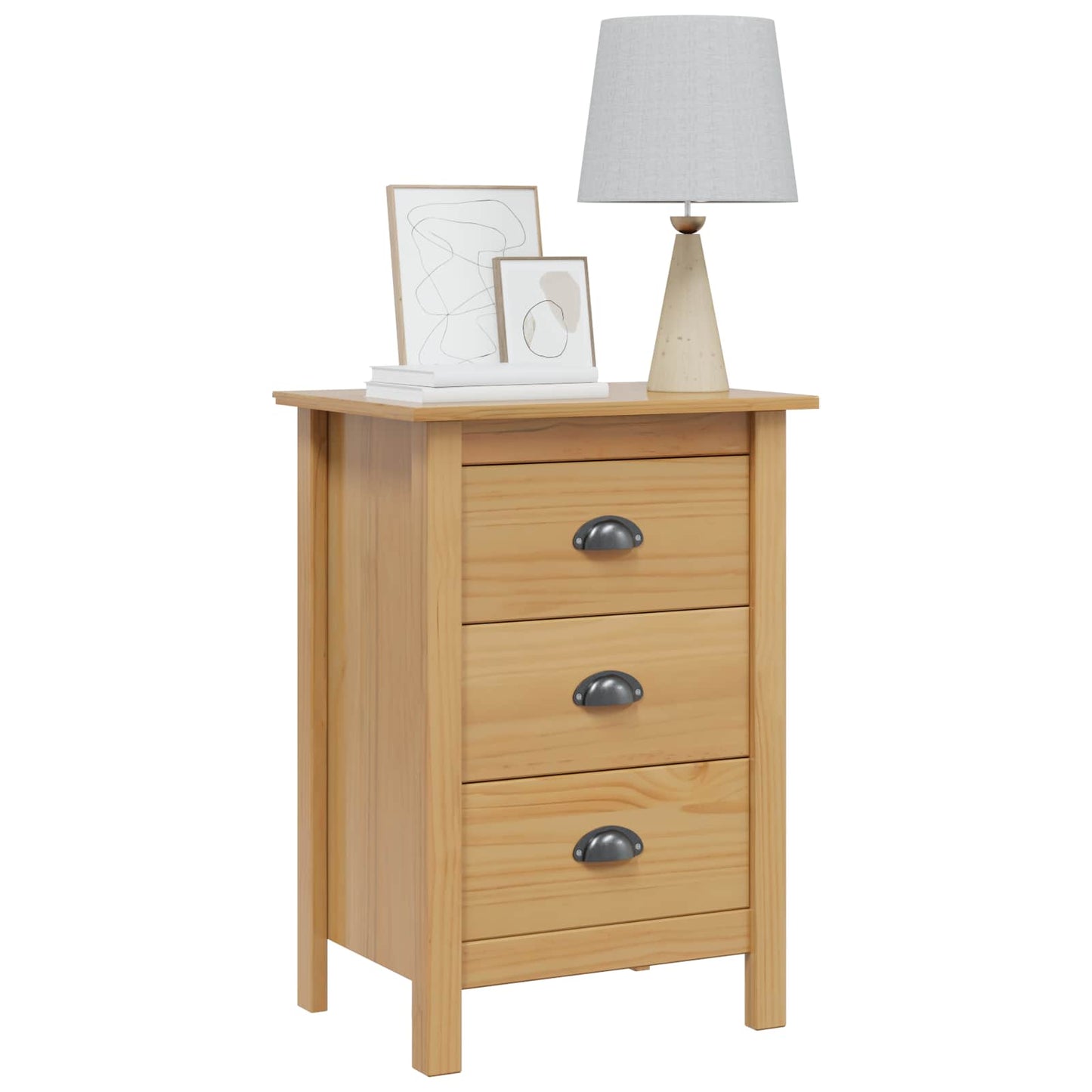 Armadio da Notte HILL Marrone miele 46 x 35 x 65 cm | homemem39