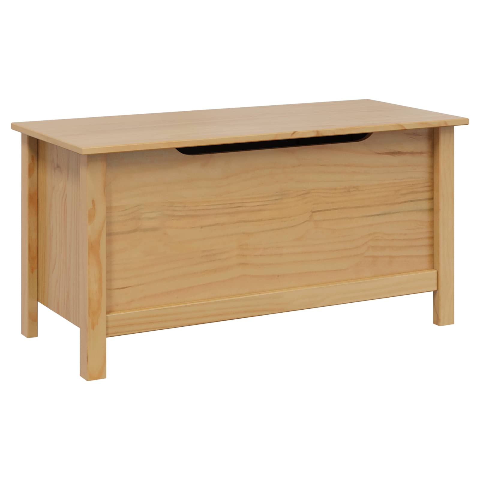 Scatola di Stoccaggio HILL Marrone miele 90 x 40 x 45 cm | homemem39