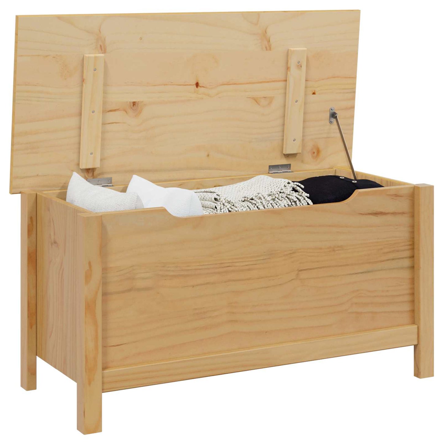 Scatola di Stoccaggio HILL Marrone miele 90 x 40 x 45 cm | homemem39