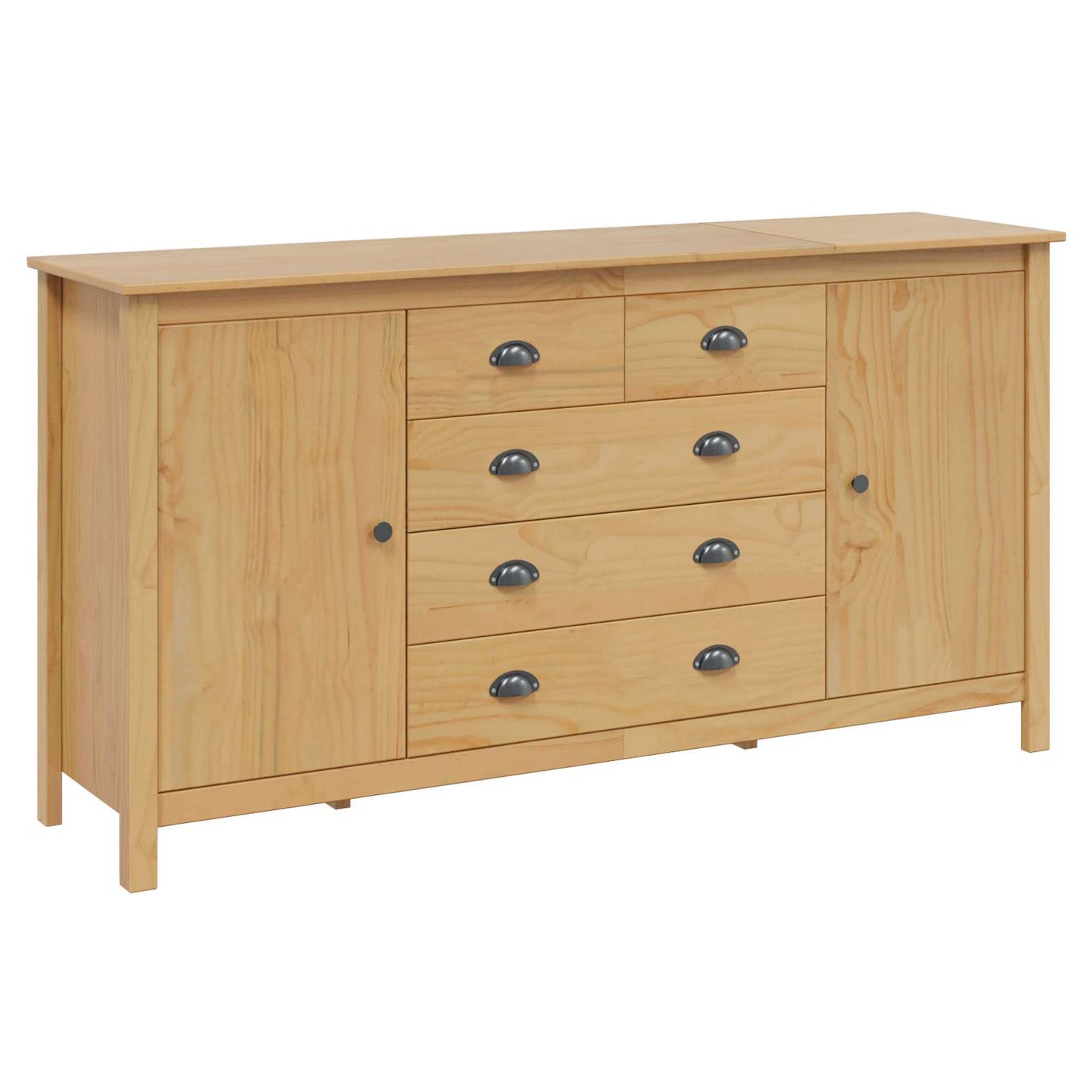 Credenza con cassetto HILL Marrone miele 154 x 40 x 80 cm | homemem39