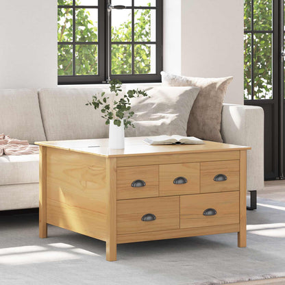 Tavolino da salotto HILL Marrone miele 79,5 x 79,5 x 49 cm | homemem39