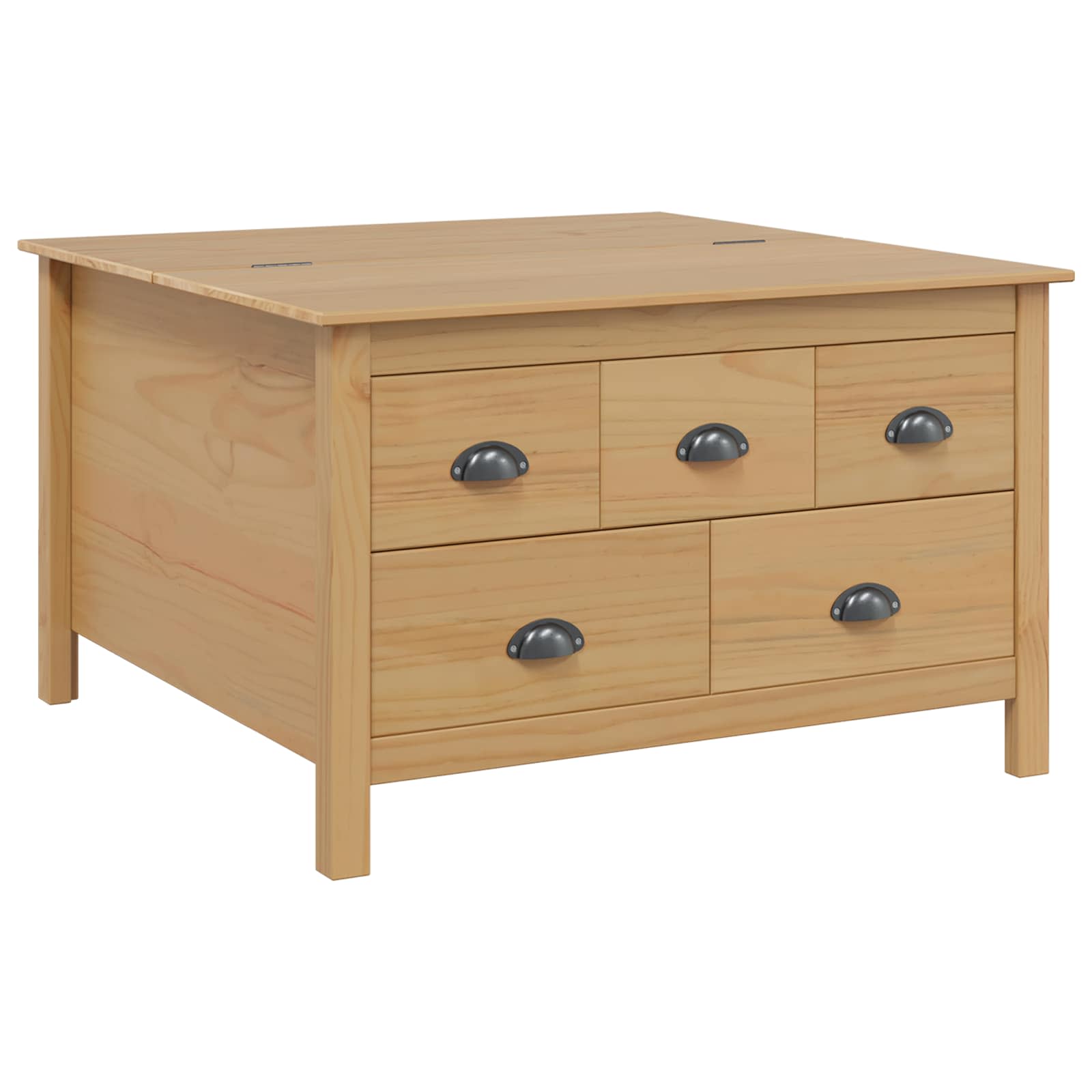 Tavolino da salotto HILL Marrone miele 79,5 x 79,5 x 49 cm | homemem39