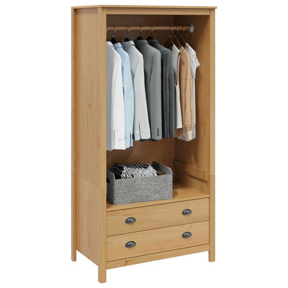 Guardaroba con cassetto HILL Marrone miele 84 x 50 x 170 cm | homemem39