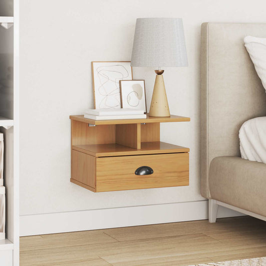 Armadio da Notte HILL Marrone miele 40 x 31 x 27 cm | homemem39