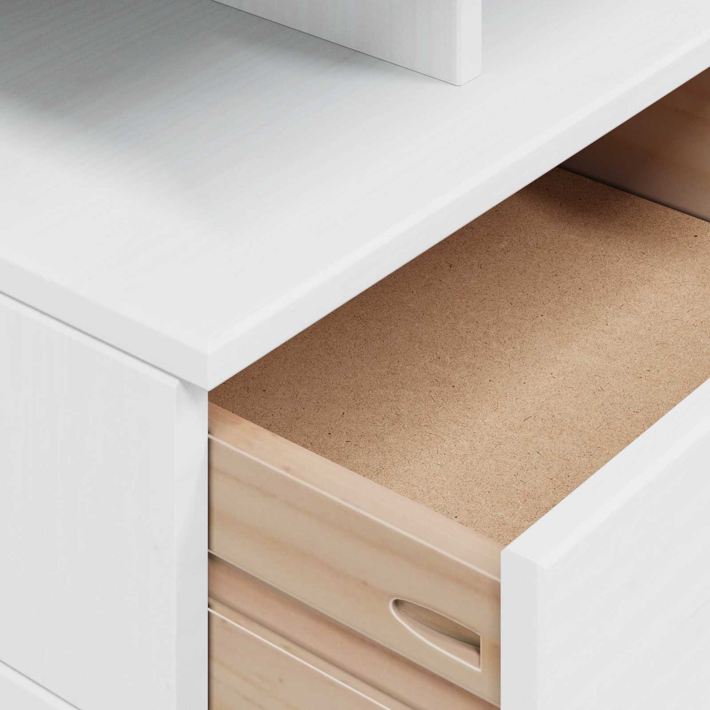 Armadio da Notte con cassetto HILL Bianco 40 x 31 x 27 cm