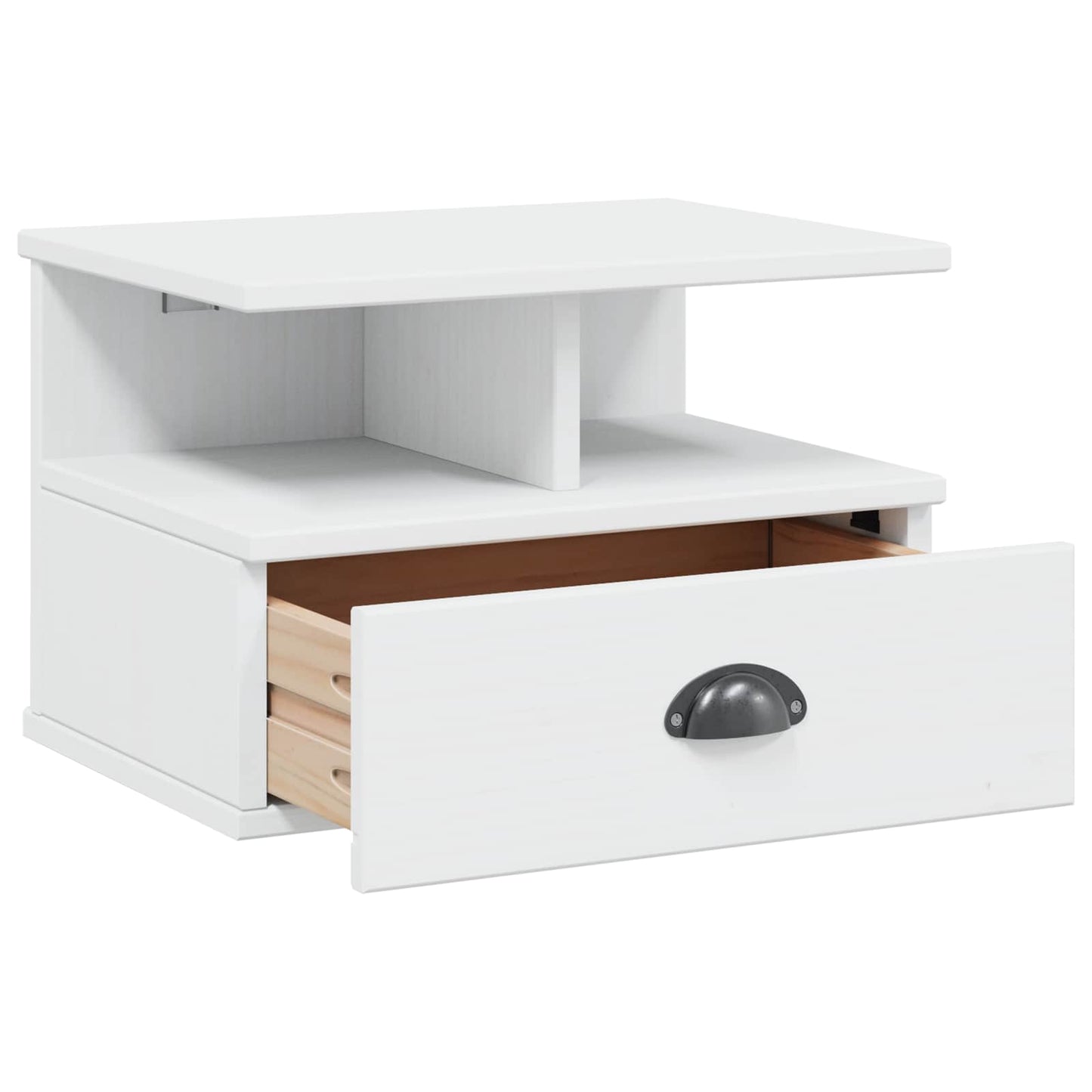 Armadio da Notte con cassetto HILL Bianco 40 x 31 x 27 cm