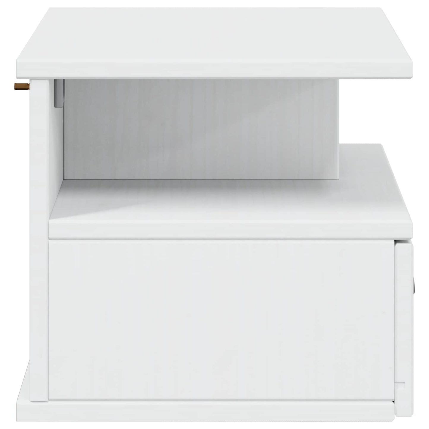 Armadio da Notte con cassetto HILL Bianco 40 x 31 x 27 cm